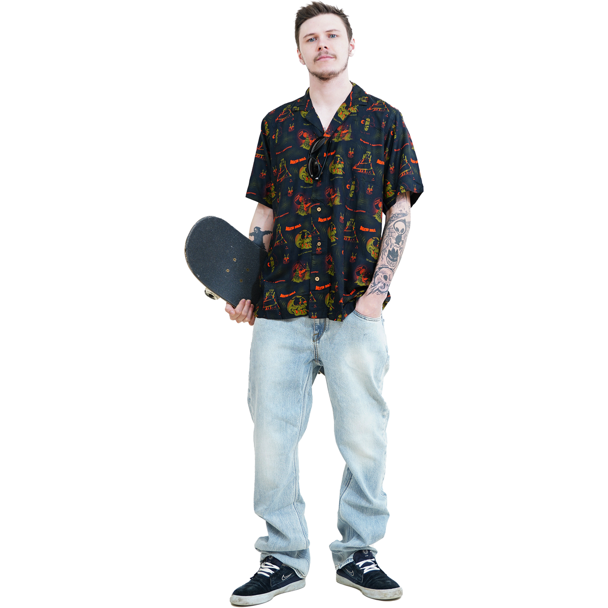 Hell Shirt - Dudes x Moreboards - Multicolor - Kurzarmhemd