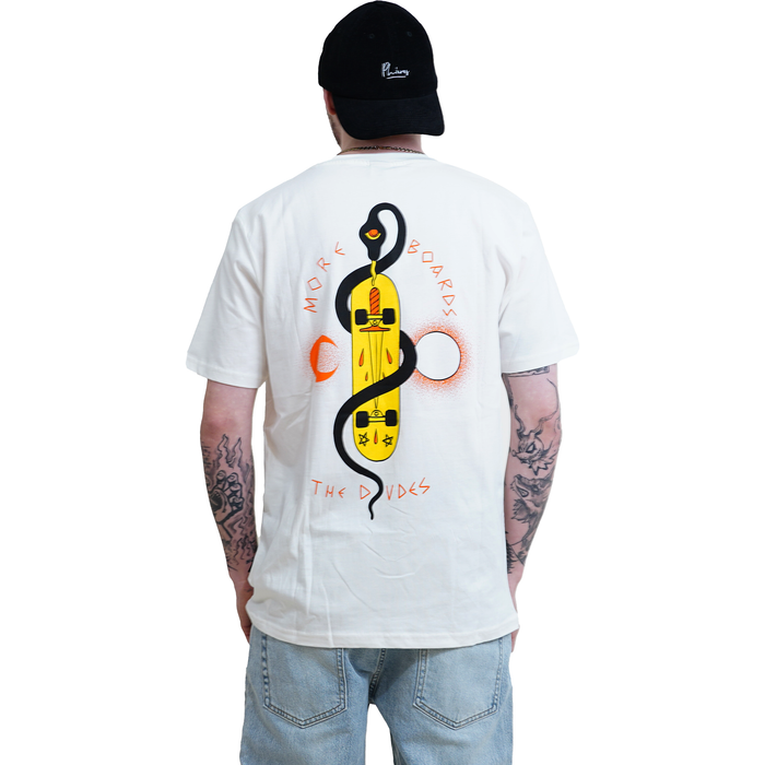 Hell Skater - Dudes x Moreboards - Off White - T-Shirt