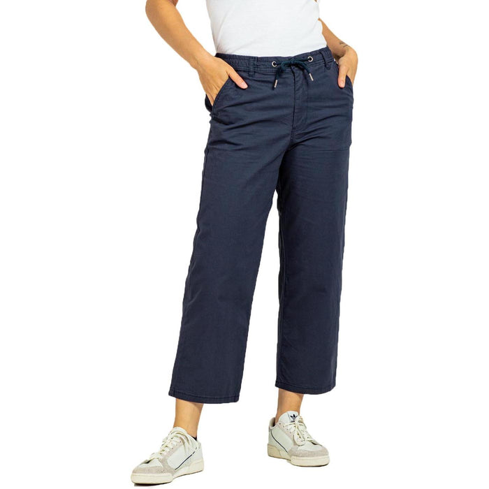 Reflex Women Loose Chino - Reell - Navy Cord -  Regular Fit Pant