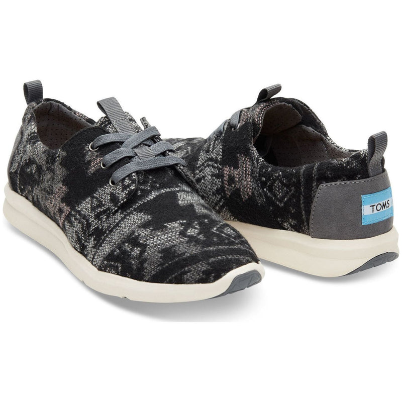 Toms - Women Del Rey Sneaker - grey tribal wool - toms damen schuhe - women sneaker