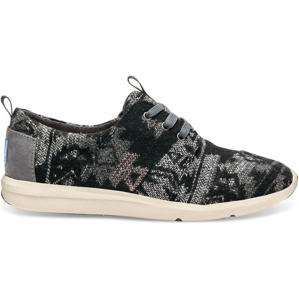 Toms - Women Del Rey Sneaker - grey tribal wool - toms damen schuhe - women sneaker