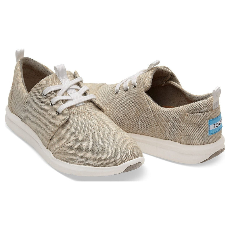 Tom's - Natural Metallic Leinen Women Del Rey - Damen - Sneaker - Natural Metallic