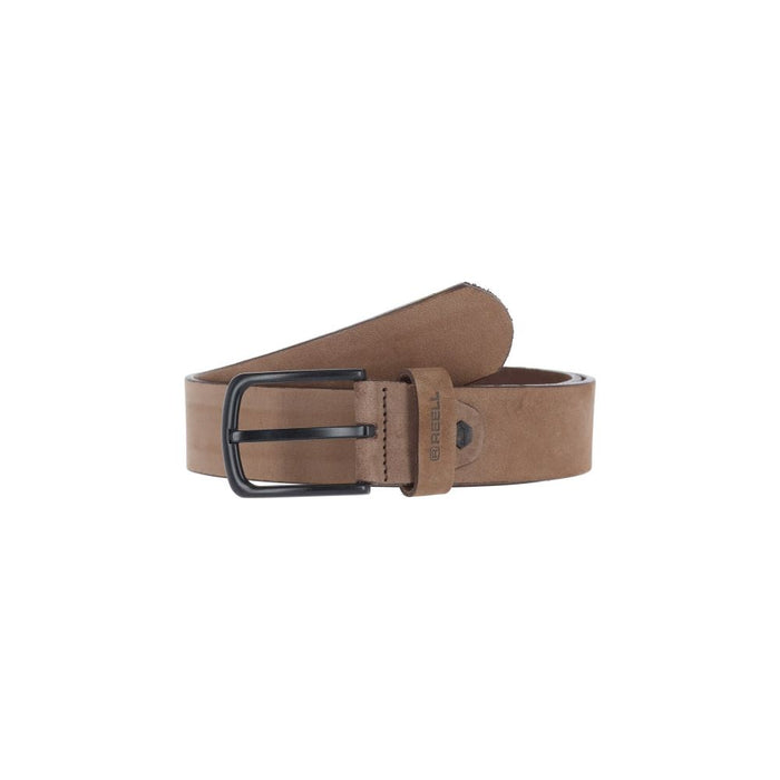 Reell - All Black Buckle Belt - Cappuccino - Ledergürtel