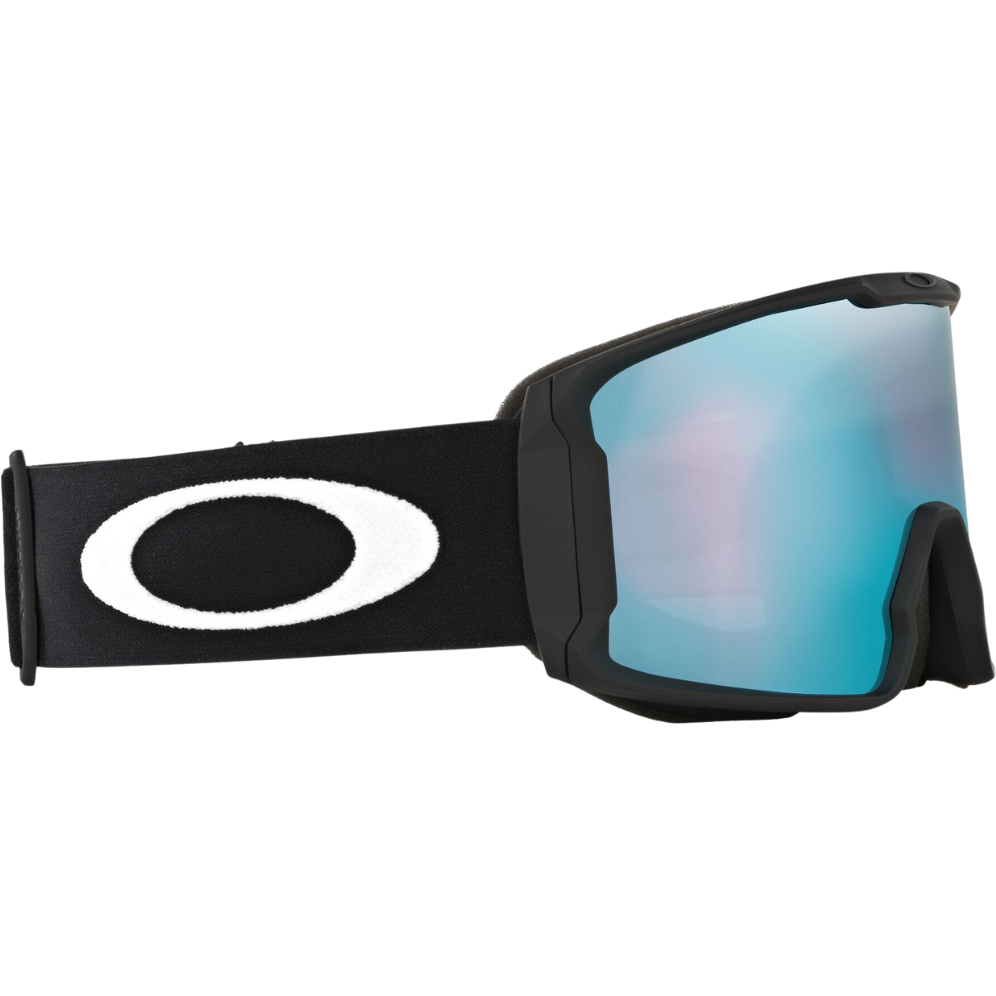 Oakley - LINE MINER L - mat blk pzm snow sap irid - Schneebrille verspiegelt