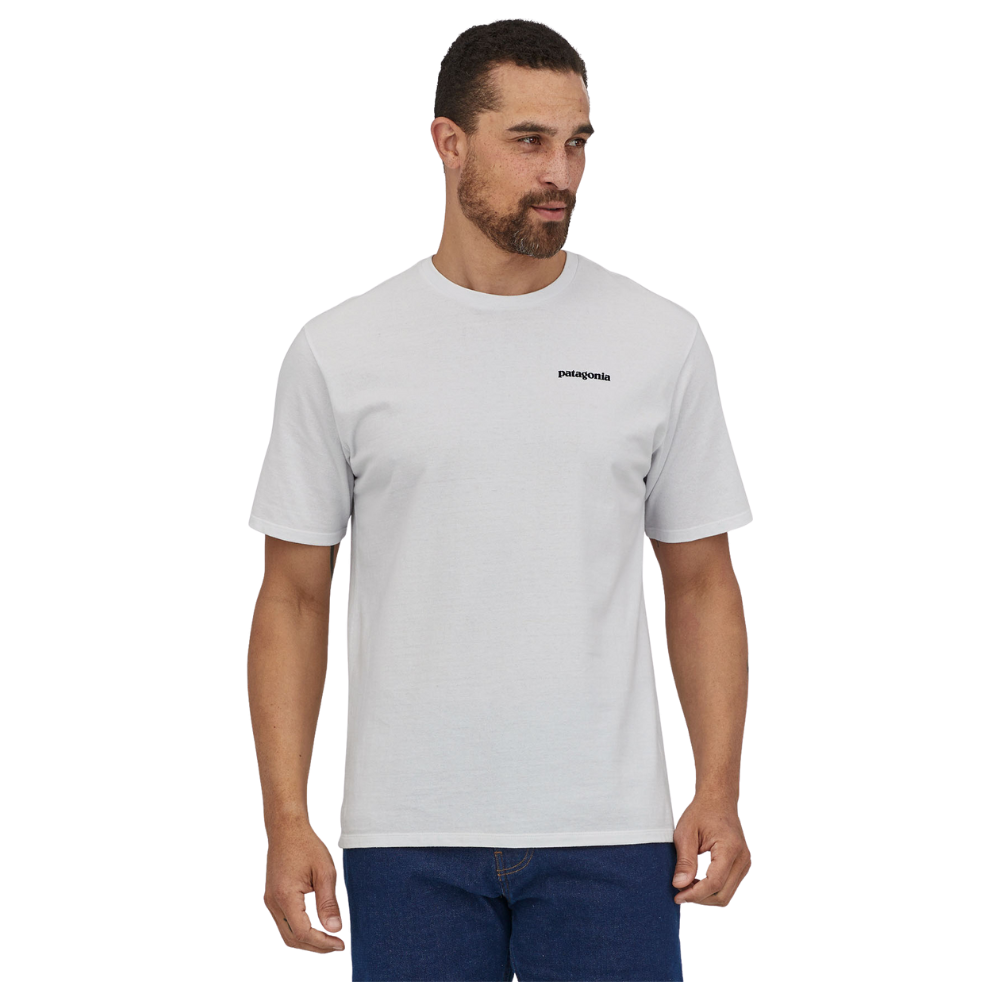 Patagonia - Ms P-6 Logo Responsibili-Tee - White - T-Shirt