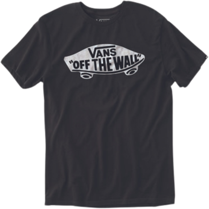 Vans - STYLE 76 SS - Black/White - T-Shirt