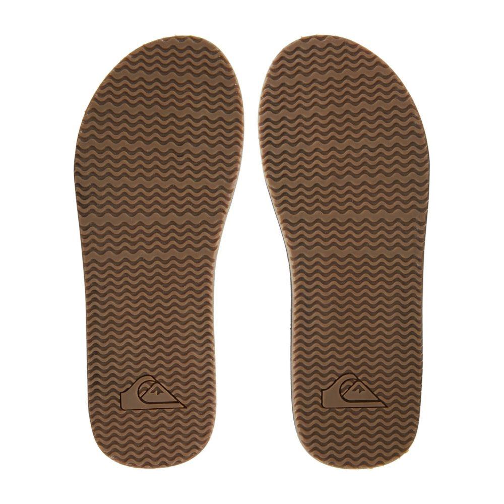 Quiksilver - LEFT COASTA - BLACK/BLACK/BROWN - Flip Flop