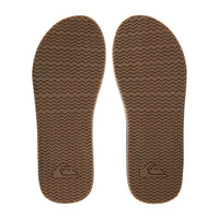 Quiksilver - LEFT COASTA - BLACK/BLACK/BROWN - Flip Flop