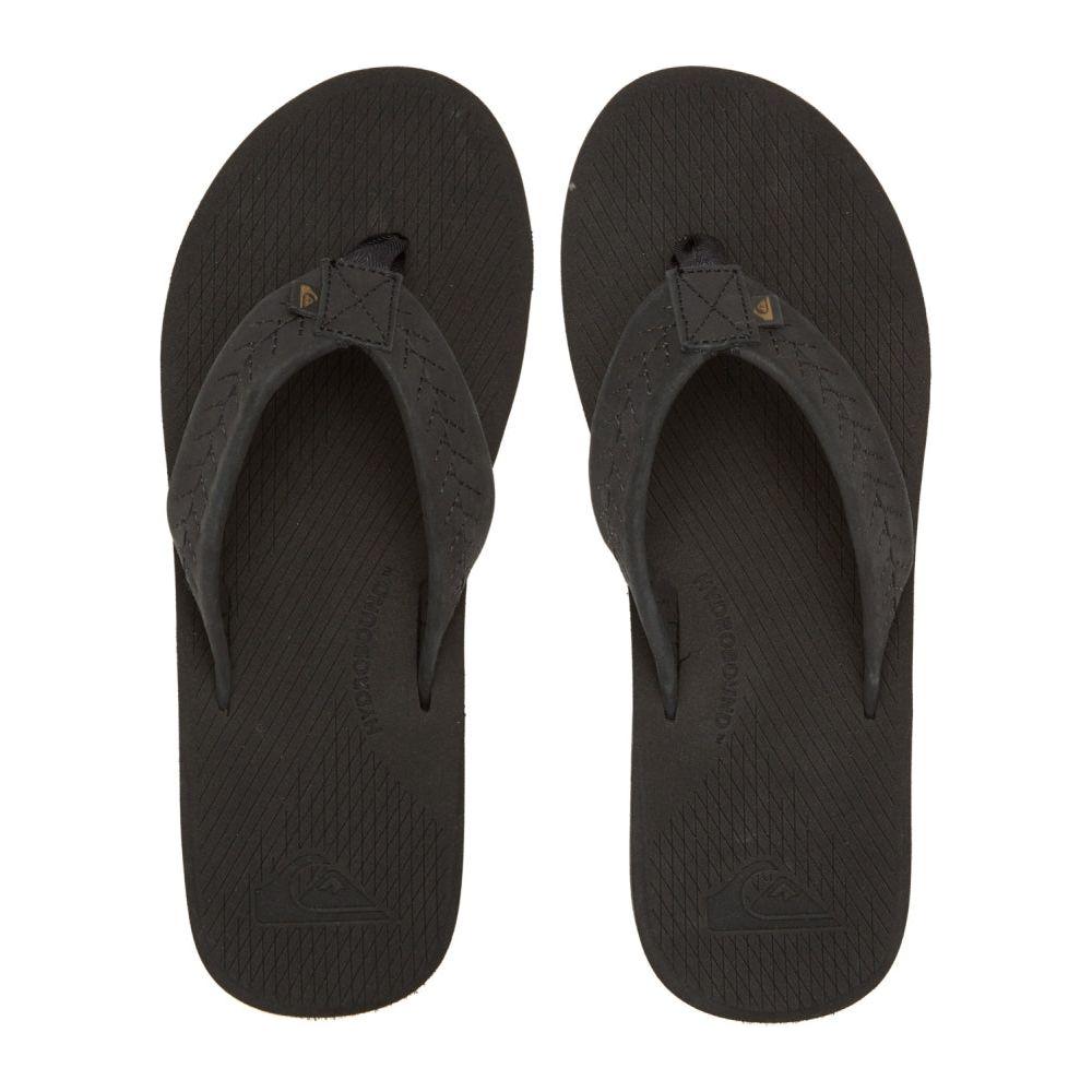 Quiksilver - LEFT COASTA - BLACK/BLACK/BROWN - Flip Flop