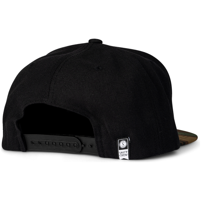 Salty Crew - Bruce 6 Panel - Black - Snapback Cap