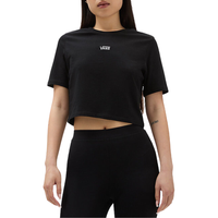 Vans - WM FLYING V CROP CREW SPORT - BLACK - Fashion Top