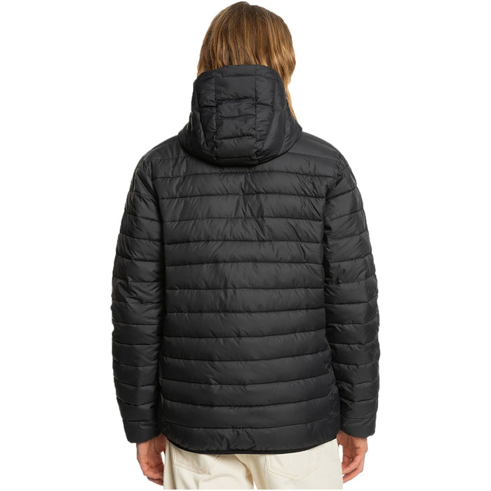 SCALY HOOD M JCKT KVJ0 - Quiksilver - BLACK - Übergangsjacke