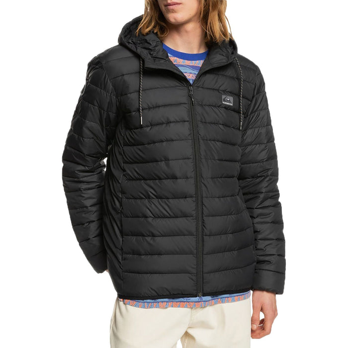 SCALY HOOD M JCKT KVJ0 - Quiksilver - BLACK - Übergangsjacke