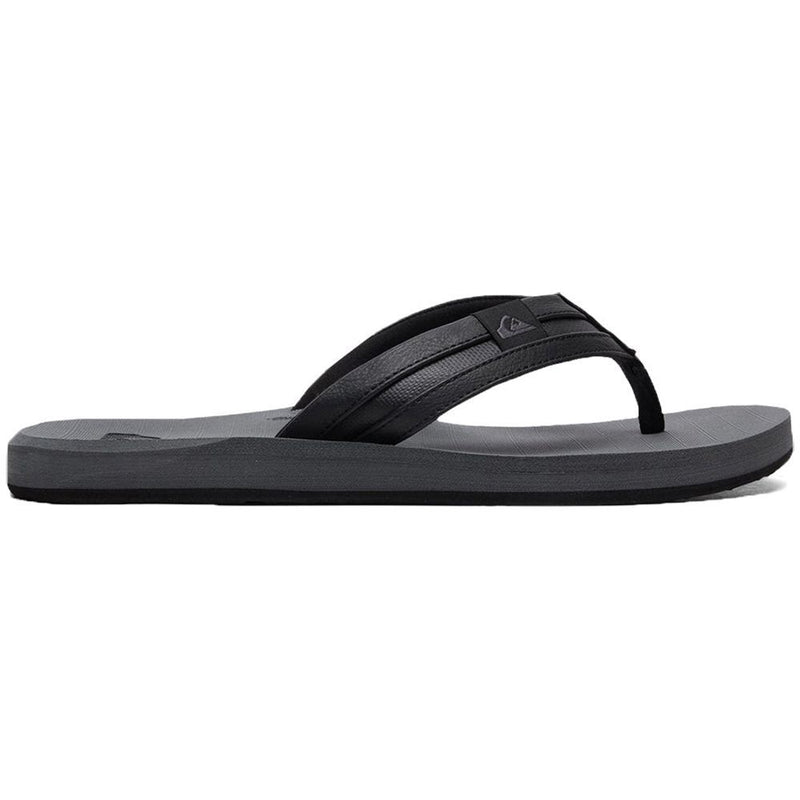 CARVER SQUISH - Quiksilver - Black/Grey/Black - Flip Flop