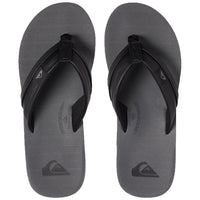 CARVER SQUISH - Quiksilver - Black/Grey/Black - Flip Flop