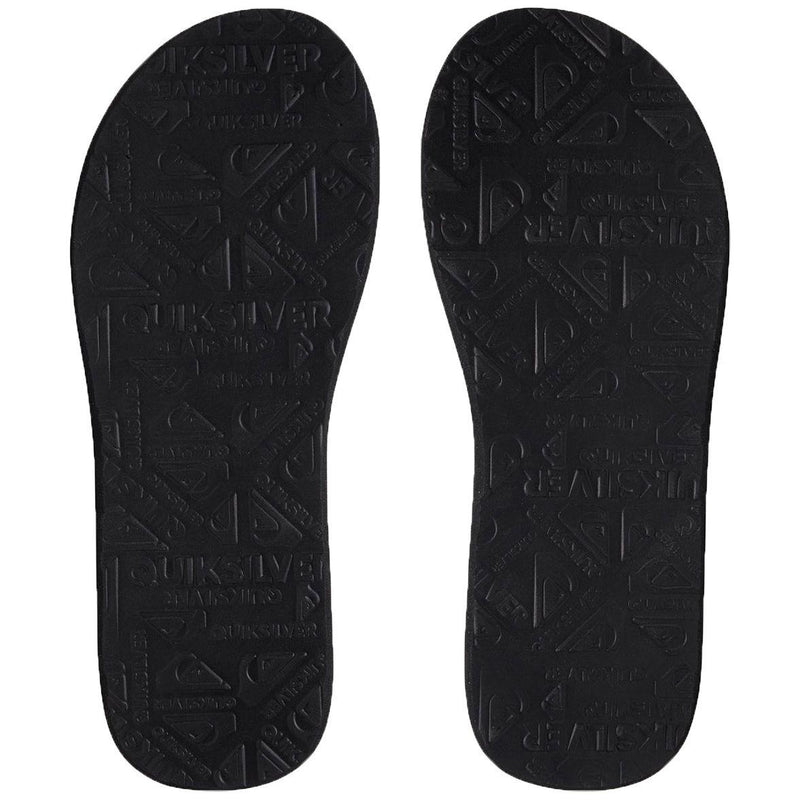 CARVER SQUISH - Quiksilver - Black/Grey/Black - Flip Flop