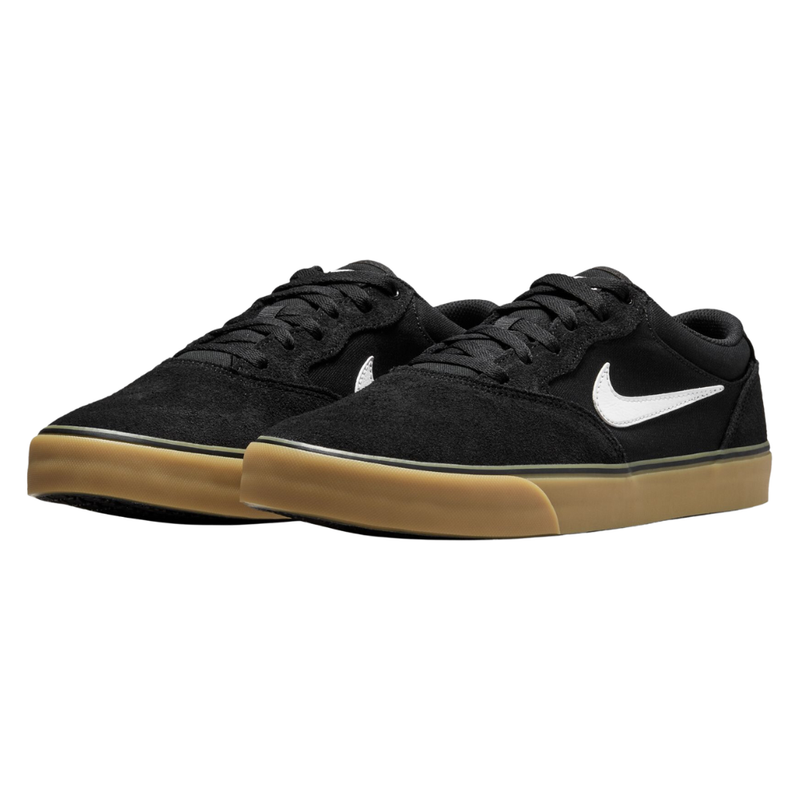 Nike - Nike SB Chron 2 - BLACK/WHITE-BLACK-GUM LIGHT BROWN - Sneaker