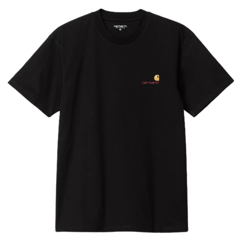 Carhartt WIP - S/S American Script T-Shirt - Black - T-Shirt