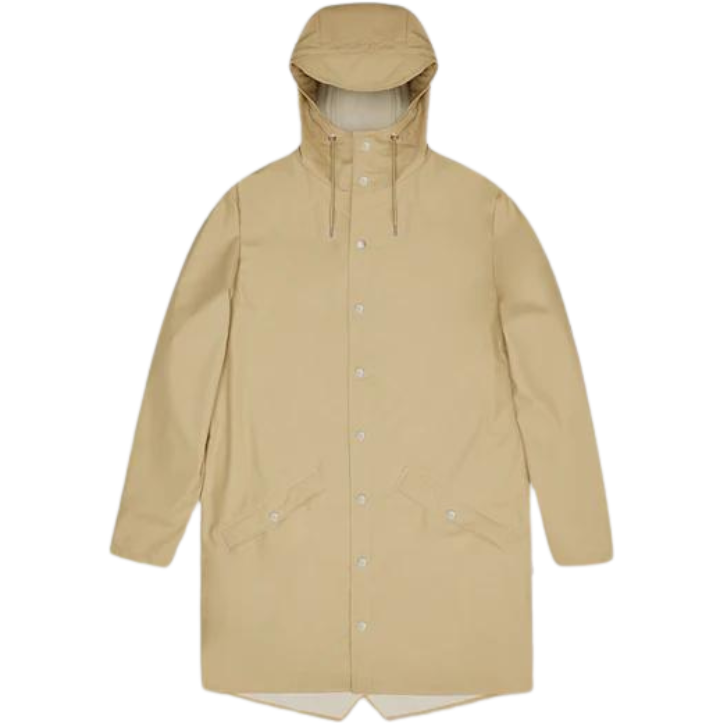 Rains - Long Jacket W3 - 24 Sand - Regenjacke