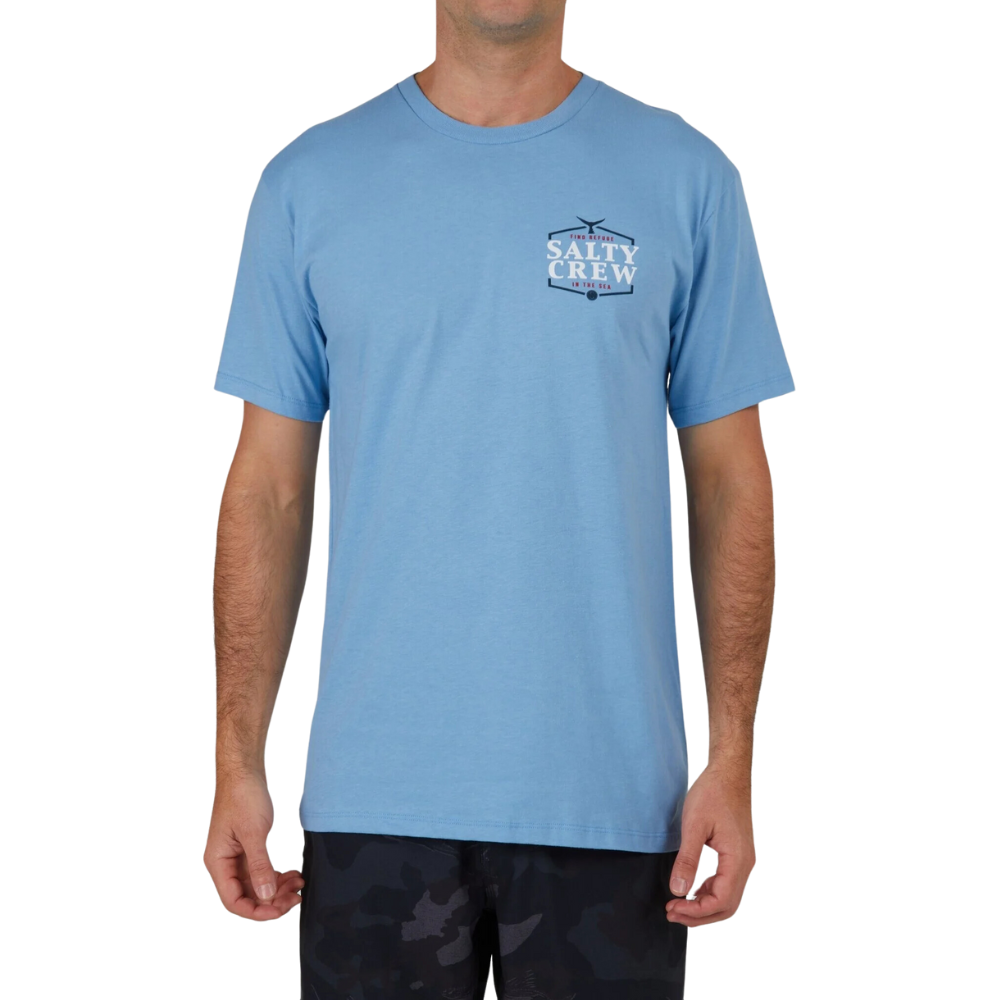 Salty Crew - SKIPJACK PREMIUM S/S TEE - MARINE BLUE - T-Shirt