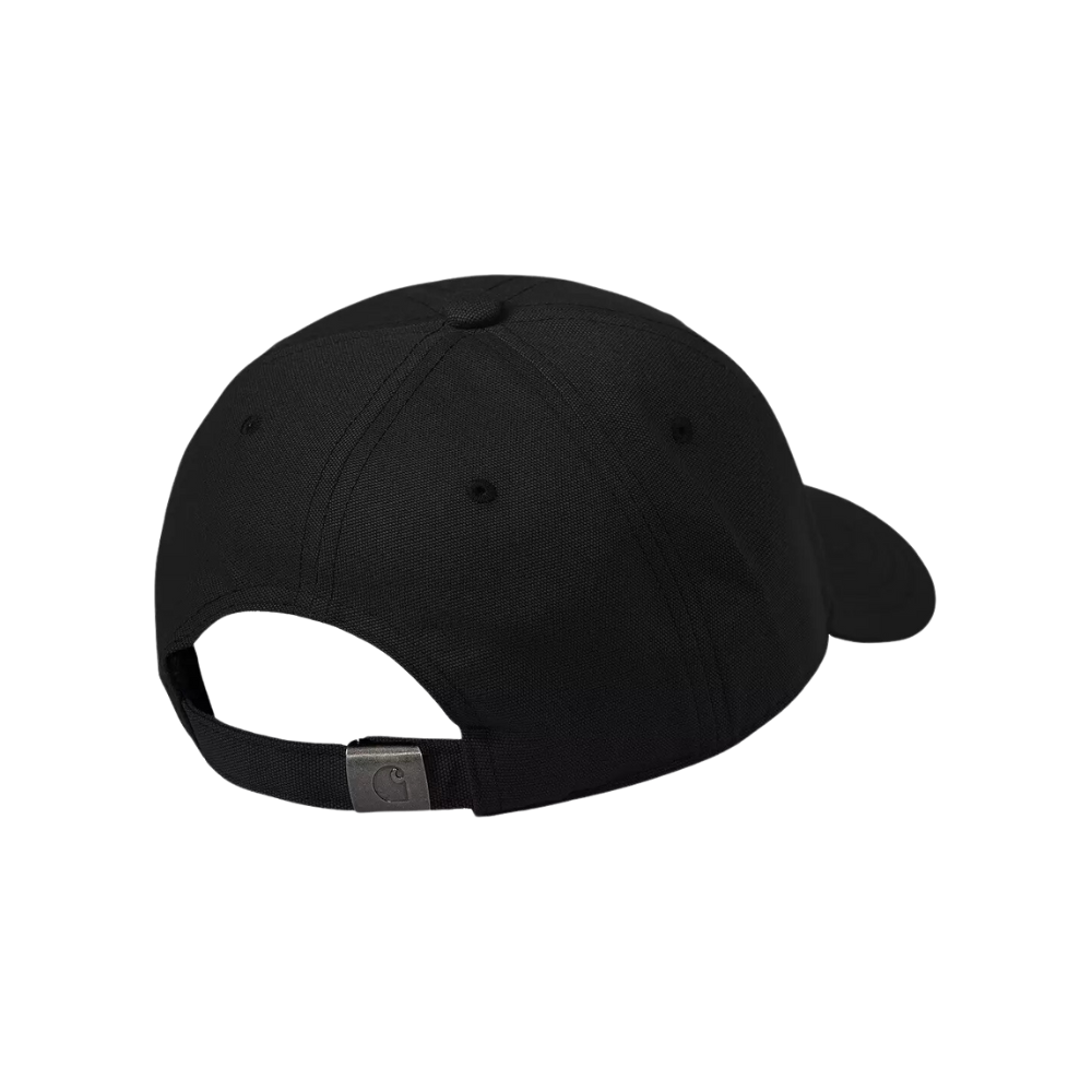 Carhartt - Canvas Script Cap - Black / White - Fitted Cap