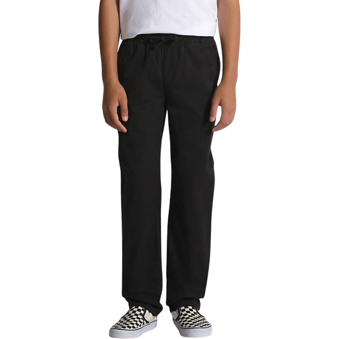 Vans - BY RANGE ELASTIC WAIST PANT BOYS - BLACK - Straight Fit Pant