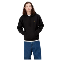 Carhartt - Hooded American Script Sweat - Black - Hoodie