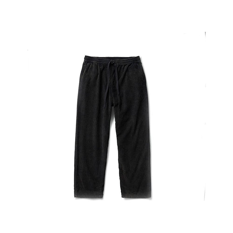 Vans - RANGE BAGGY TAPRD ACID WASH CORD PANT - Black - Relaxed Fit Pant