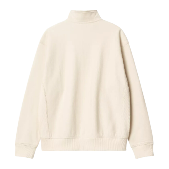 Carhartt WIP - Half Zip American Script Sweat - Natural - Zip Crew