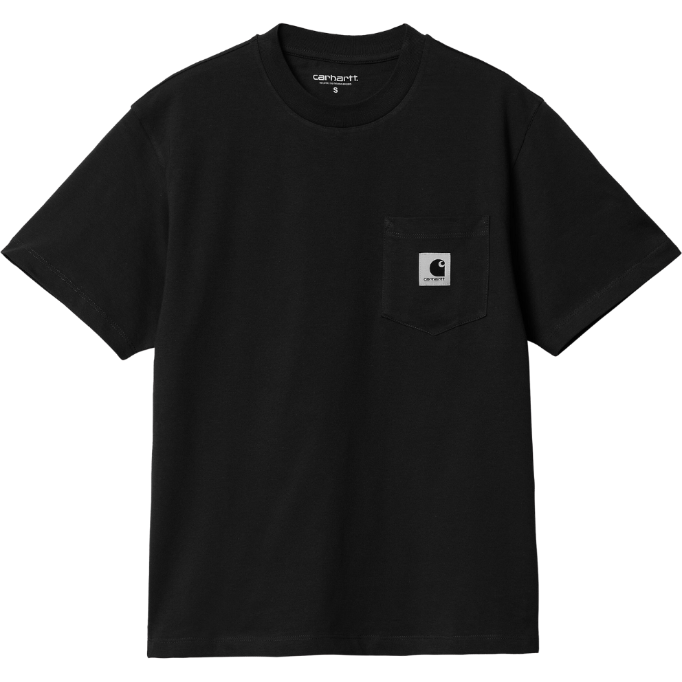 Carhartt - W' S/S Pocket T-Shirt - Black - T-Shirt