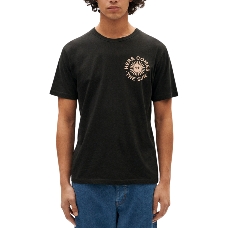 Thinking MU - HAPPY SUN BLACK T-SHIRT - BLACK - T-Shirt