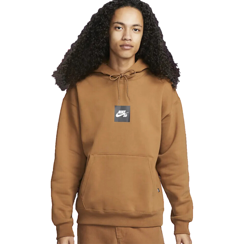 Nike - U NK SB FLC HD BOX LOGO - ALE BROWN - Kapuzenpulli