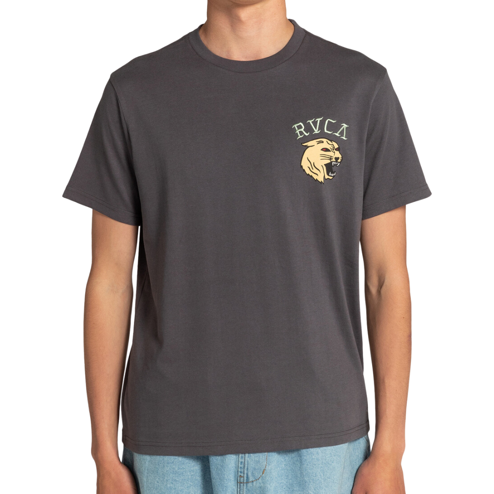 RVCA - MASCOT M TEES  - GARAGE BLUE - T-Shirt