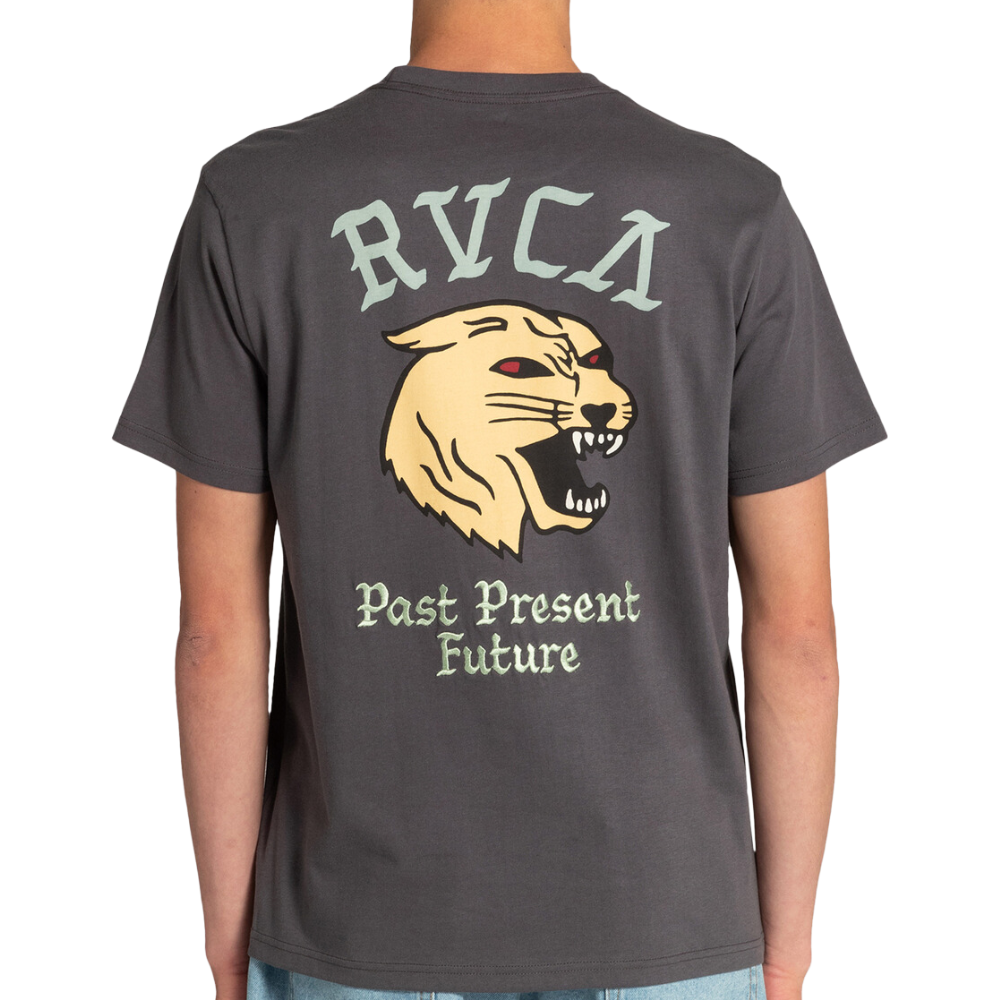 RVCA - MASCOT M TEES  - GARAGE BLUE - T-Shirt