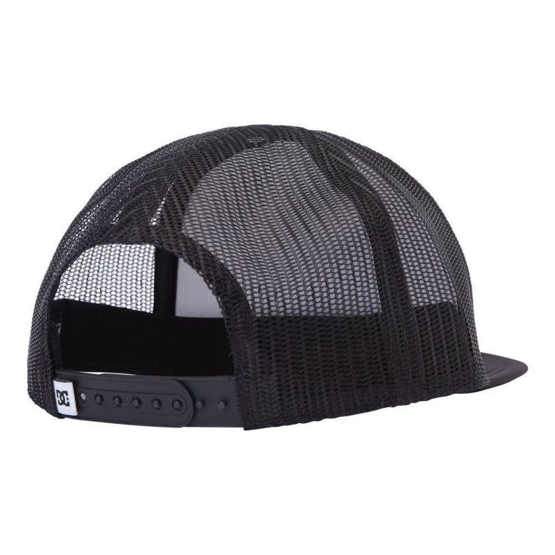 DC - GAS STATION TRUCKER - WHITE / BLACK - Trucker Cap