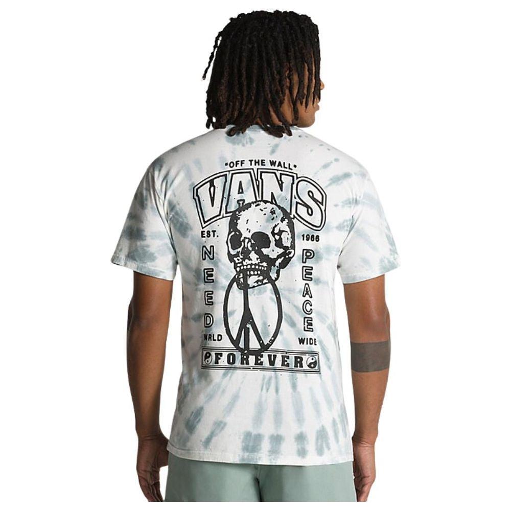 Vans - NEED PEACE TIE DYE SS TEE - CHINOIS GRN/ANTIQUE WHITE - T-Shirt