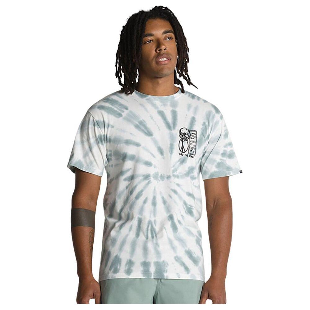 Vans - NEED PEACE TIE DYE SS TEE - CHINOIS GRN/ANTIQUE WHITE - T-Shirt