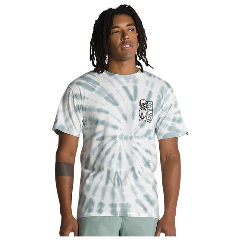 Vans - NEED PEACE TIE DYE SS TEE - CHINOIS GRN/ANTIQUE WHITE - T-Shirt