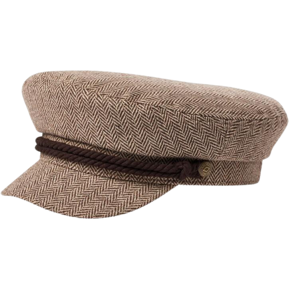 Brixton - FIDDLER CAP                    - DARK EARTH/SAND - Hut