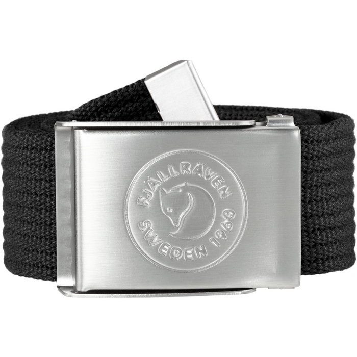 Fjällräven - 1960 Logo Belt - Black - Textilgürtel