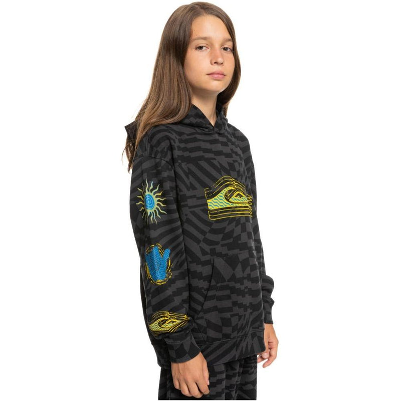 Quiksilver - RADICAL TIMES HOOD YOUTH - BLACK RADICAL TIMES 231 - Kapuzenpulli