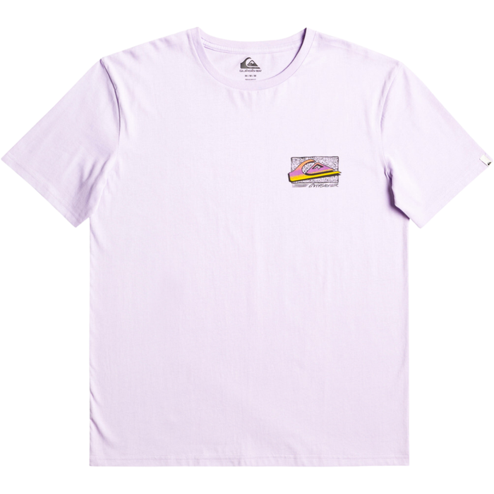 Quiksilver - RETRO FADE SS - PASTEL LILAC - T-Shirt