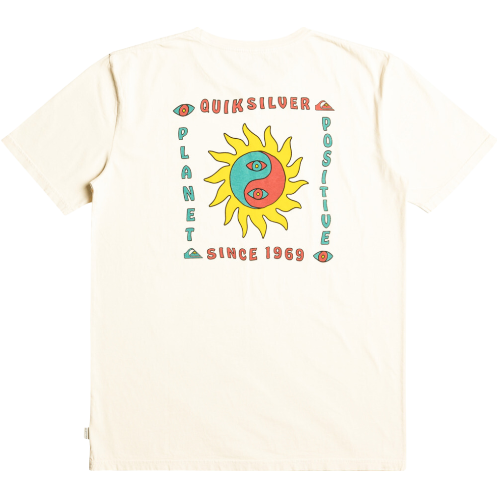 Quiksilver - PLANET POSITIVE SS - BIRCH - T-Shirt