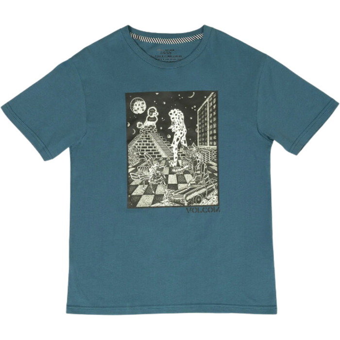 Volcom - STONE ENCHANTMENT SST - CRUZER BLUE - T-Shirt