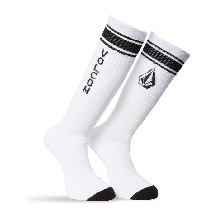 Volcom - HIGH STRIPE SOCK PR - WHITE - Socken