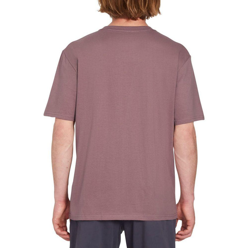 Volcom - CRISP STONE BSC SST - BORDEAUX BROWN - T-Shirt