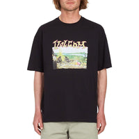 Volcom - CROSSWORLD LSE SST - BLACK - T-Shirt