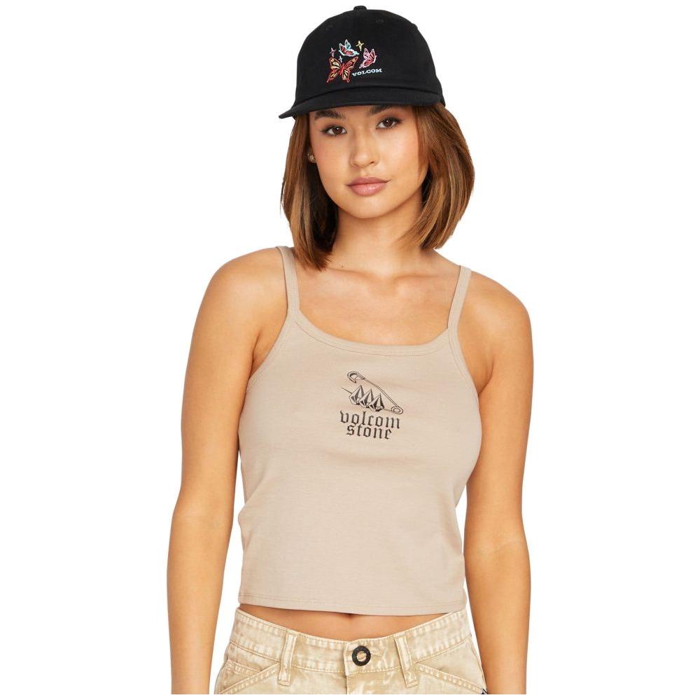 Volcom - 1991 STRAPPY TANK - TAUPE - Spaghetti Shirt