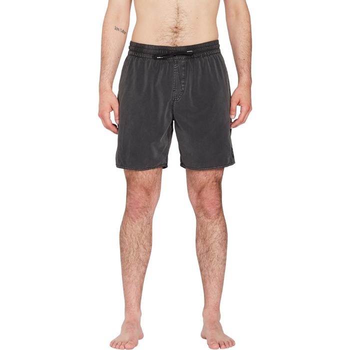 Volcom - CENTER TRUNK 17 - BLACK - Swimshort Men