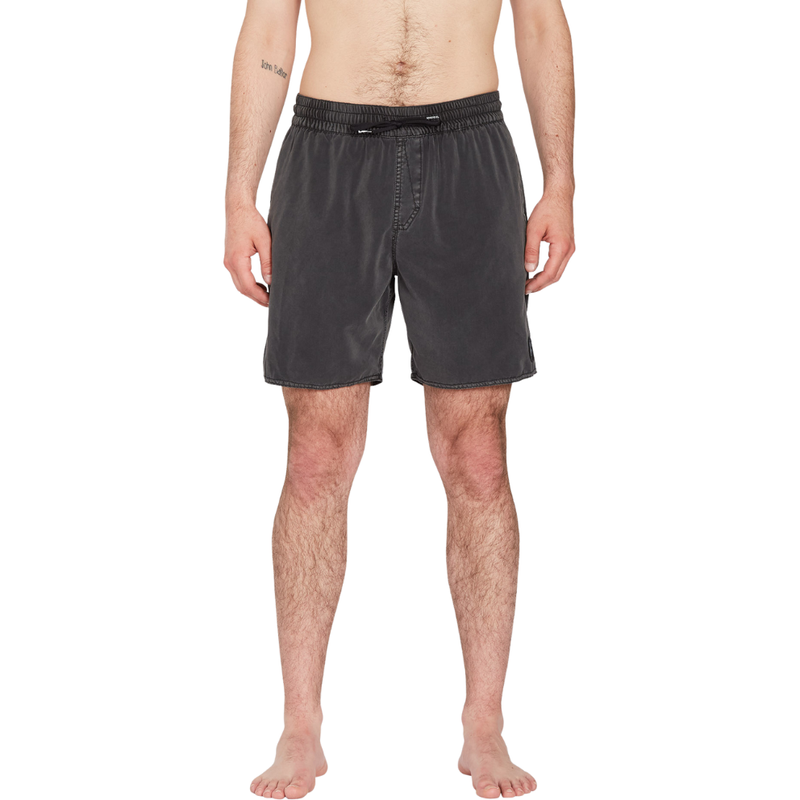 Volcom - CENTER TRUNK 17 - BLACK - Swimshort Men